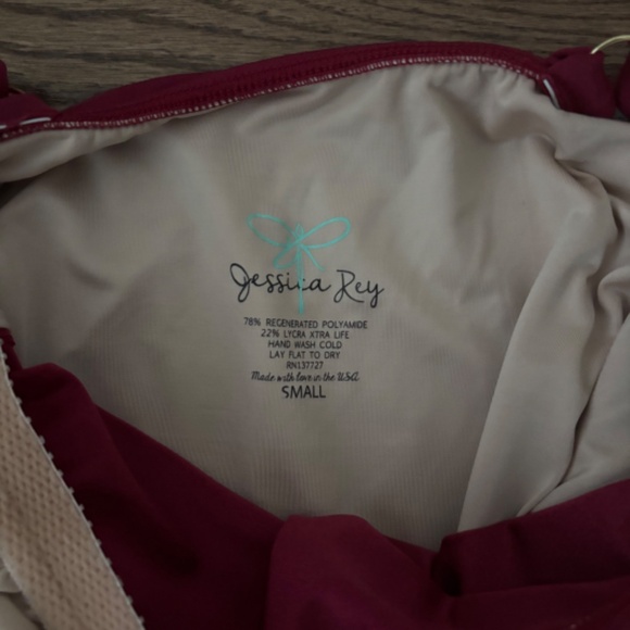 Rey Swimwear Small Grace (Pear-Sized) Swimsuit in Wine - Picture 5 of 8